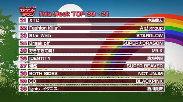 最新！ミュージック・ジャパンTVカウントダウン